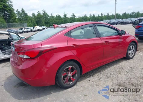 2014 Hyundai Elantra Se z USA, uszkodzony, nr VIN KMHDH4AE6EU182987